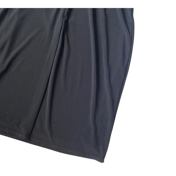 Laundry By Sheli Segal Black Dress Cocktail Gown Sleeveless Sheath Dress size 2 - Picture 9 of 11